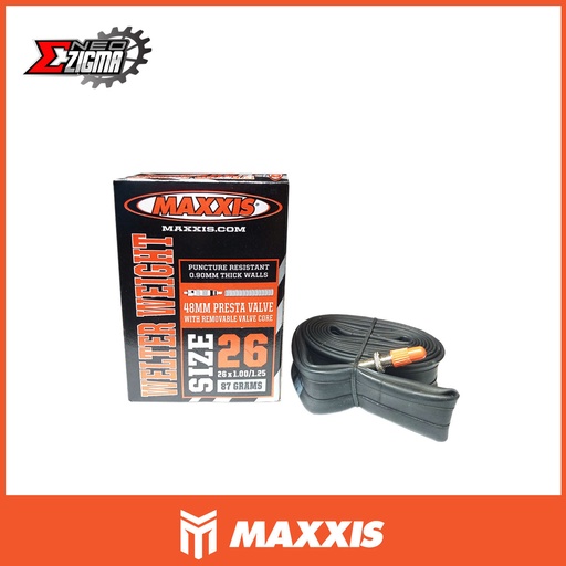 [TUBMAX106] Tube 26x1.0-1.25 MAXXIS F/V 48mm EIB51709100