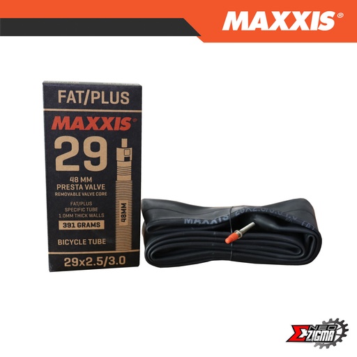 [TUBMAX116 SP] Tube 29x2.5/3.0 MAXXIS 48mm F/V 391g 1.0mm EIB97200400